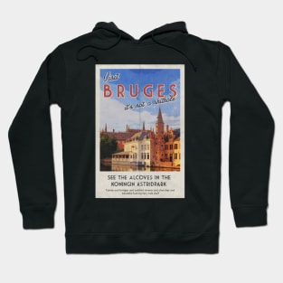 In Bruges Bruges (It’s In Belgium) Travel Poster Hoodie